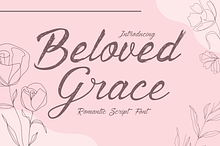 Beloved Grace - Romantic Script Font
