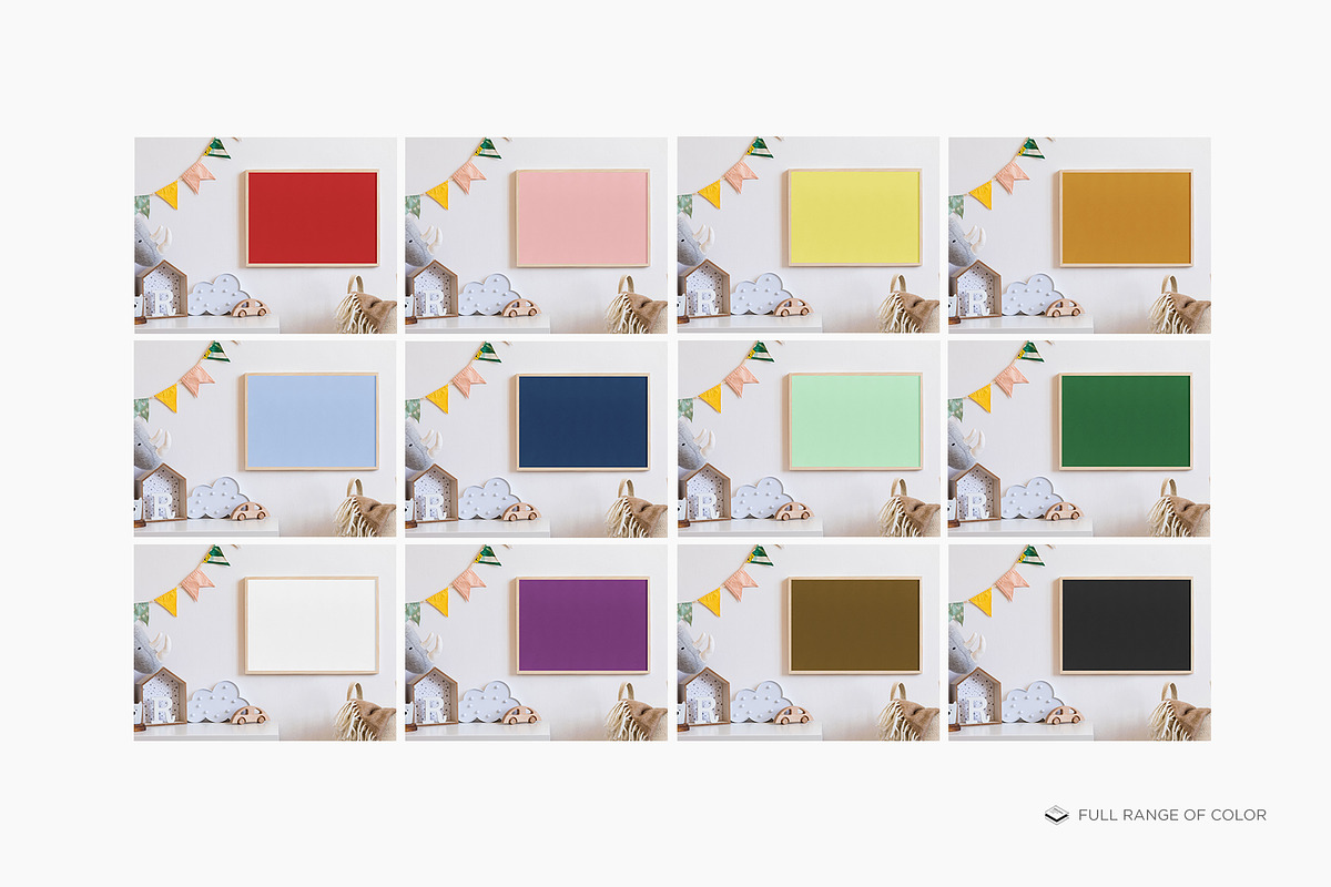 Landscape Frame in Baby Room Mock-up, a Print Template by Branda Keeps (Photo 27 of 30)