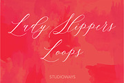 Lady Slippers Loops, a Script Font by STUDIOWAYS (Thumbnail 2 of 6)
