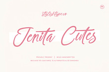 Jenita Cutes Bold Handwritten Font