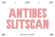 CS Antibes Slitscan, a Sans Serif Font by Craft Supply Co. (Thumbnail 1 of 8)