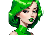 Beautiful bright girls portrait, a Person Illustration by MarisoArt (Thumbnail 11 of 13)