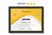 106. Modern Certificate Template, a Stationery Template by CreativeRezwan (Thumbnail 2 of 3)