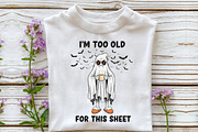 Sarcastic Sheet Ghost Funny Hallowee, an Illustration by DreamCafeArt (Thumbnail 4 of 7)