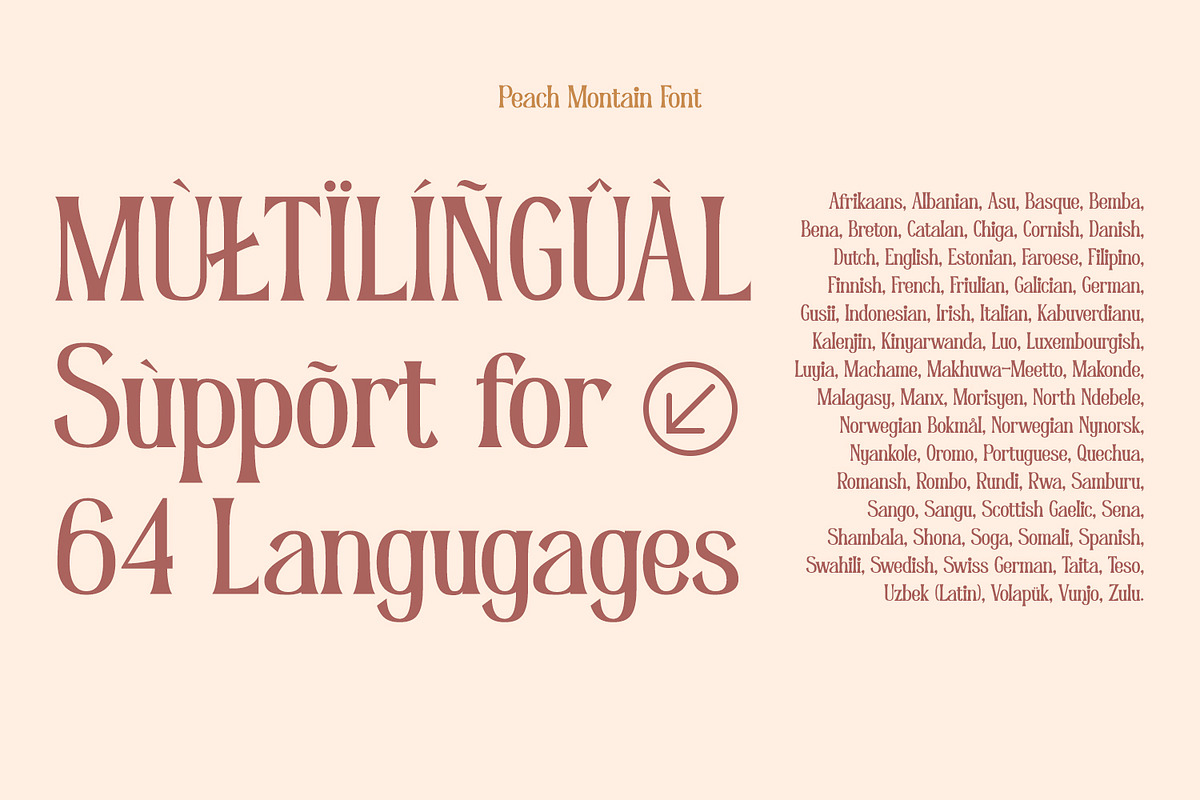 Peach Montain, a Script Font by Nathatype (Photo 9 of 10)
