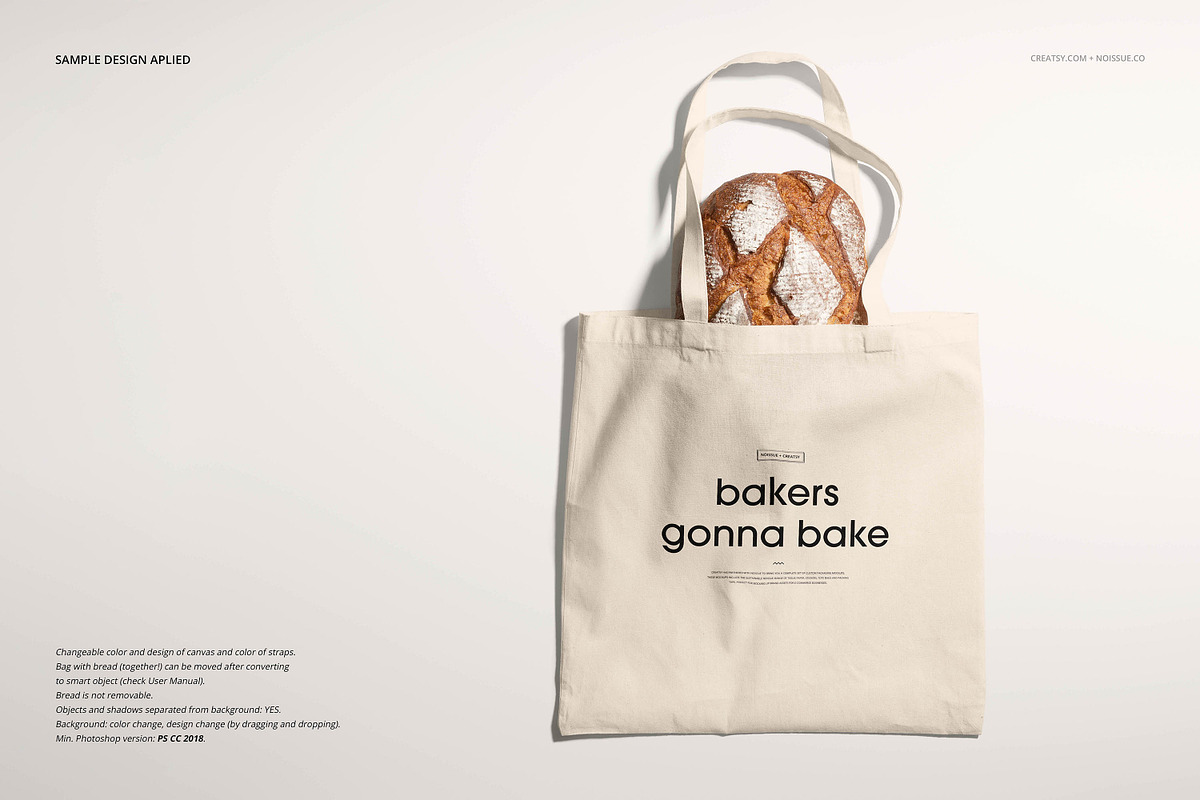 Noissue Tote Bag Mockup Bundle, a Packaging Mockup by creatsy5 (Photo 46 of 67)