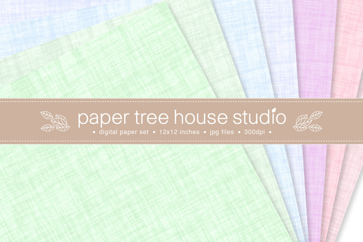 Natural Linen Backgrounds / Textures preview 3