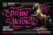 Aethon Keros Typeface, a Blackletter Font by alit design (Thumbnail 3 of 20)