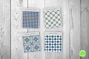 Azulejos do Porto Pattern Bundle, a Pattern Graphic by irenepachadesign (Thumbnail 4 of 4)