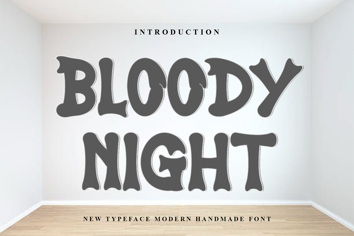 Bloody Night, a Script Font by FreshTypeINK (Photo 1 of 8)