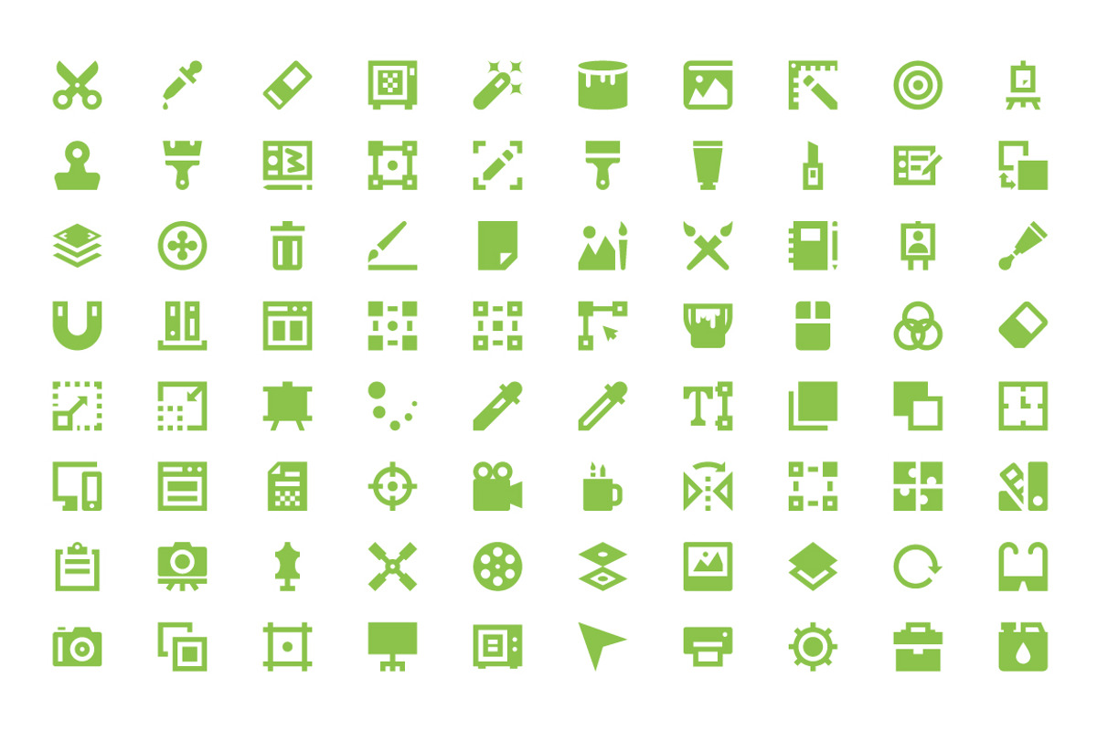 200+ Material Design Icons, a Solid Icon by Creative Stall