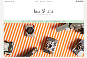 The Lucy & Lane Theme, a WordPress Template by angiemakeswebsites