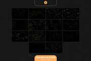 Golden Glitter Overlays, a Texture Graphic by Freezerondigital (Thumbnail 10 of 16)