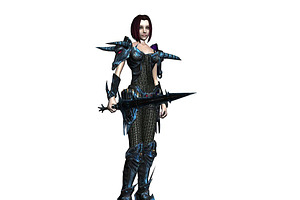 3DFoin - Female Warrior