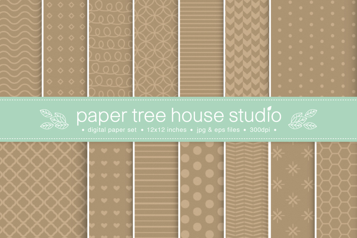 Craft Paper Patterns (Vector)