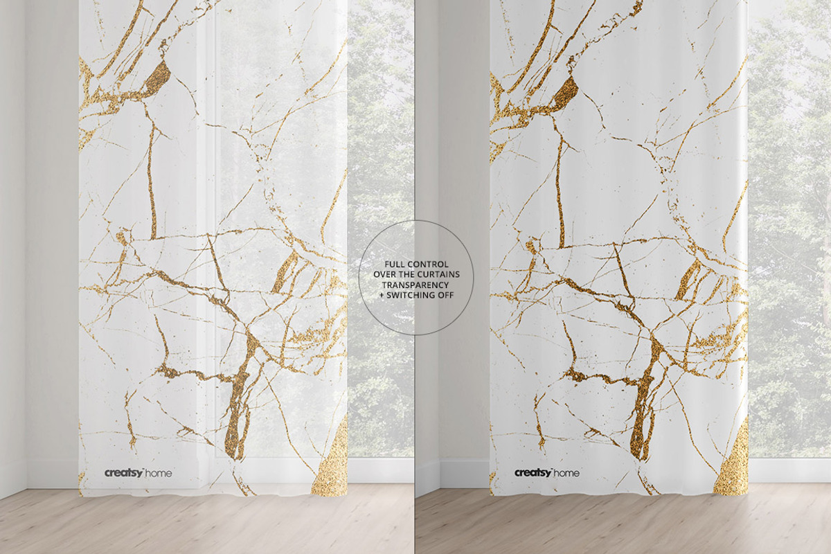 Curtains Room Scene Mockup, a Household Mockup by creatsy2 (Photo 5 of 9)