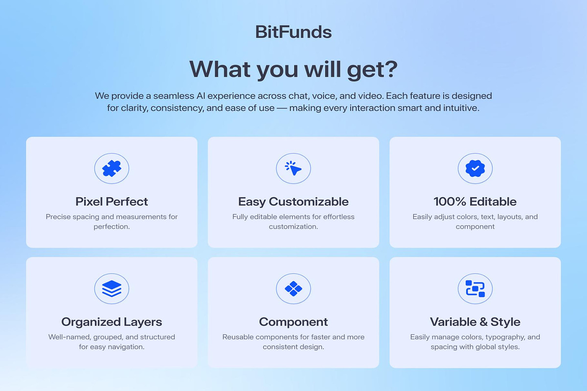 Bitfunds — Crypto Mobile Apps UI Kit, an UI Kit Template by Creative Perspective (Photo 2 of 5)