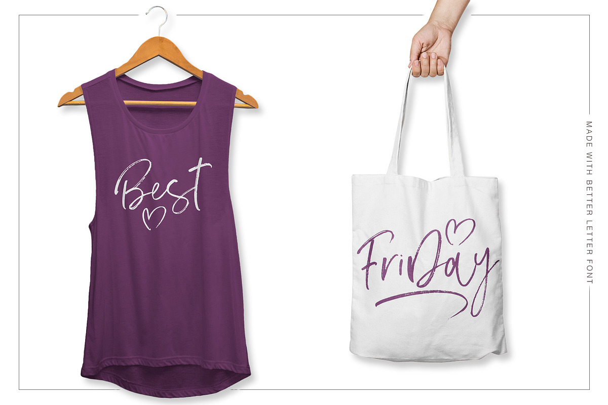 Better Letter Font preview 4