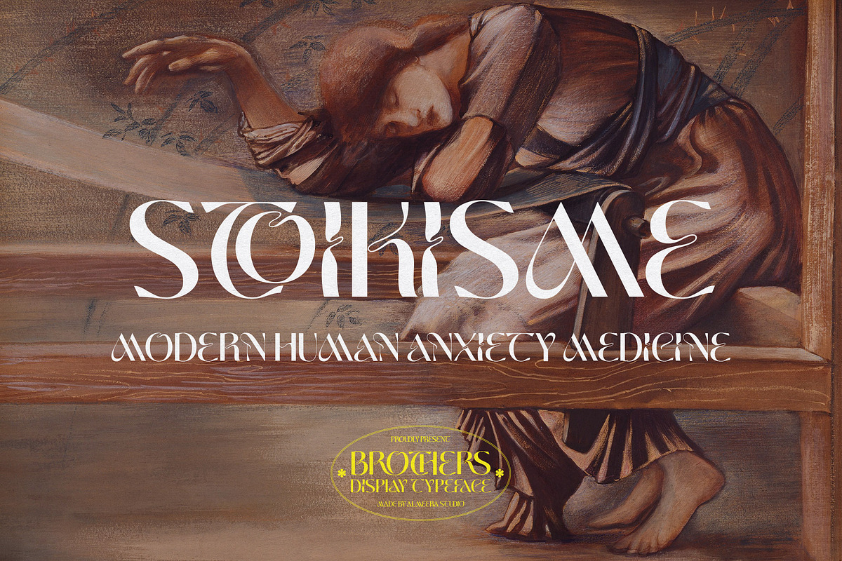 Brothers | DISPLAY TYPEFACE, a Sans Serif Font by Almeera Std (Photo 3 of 12)