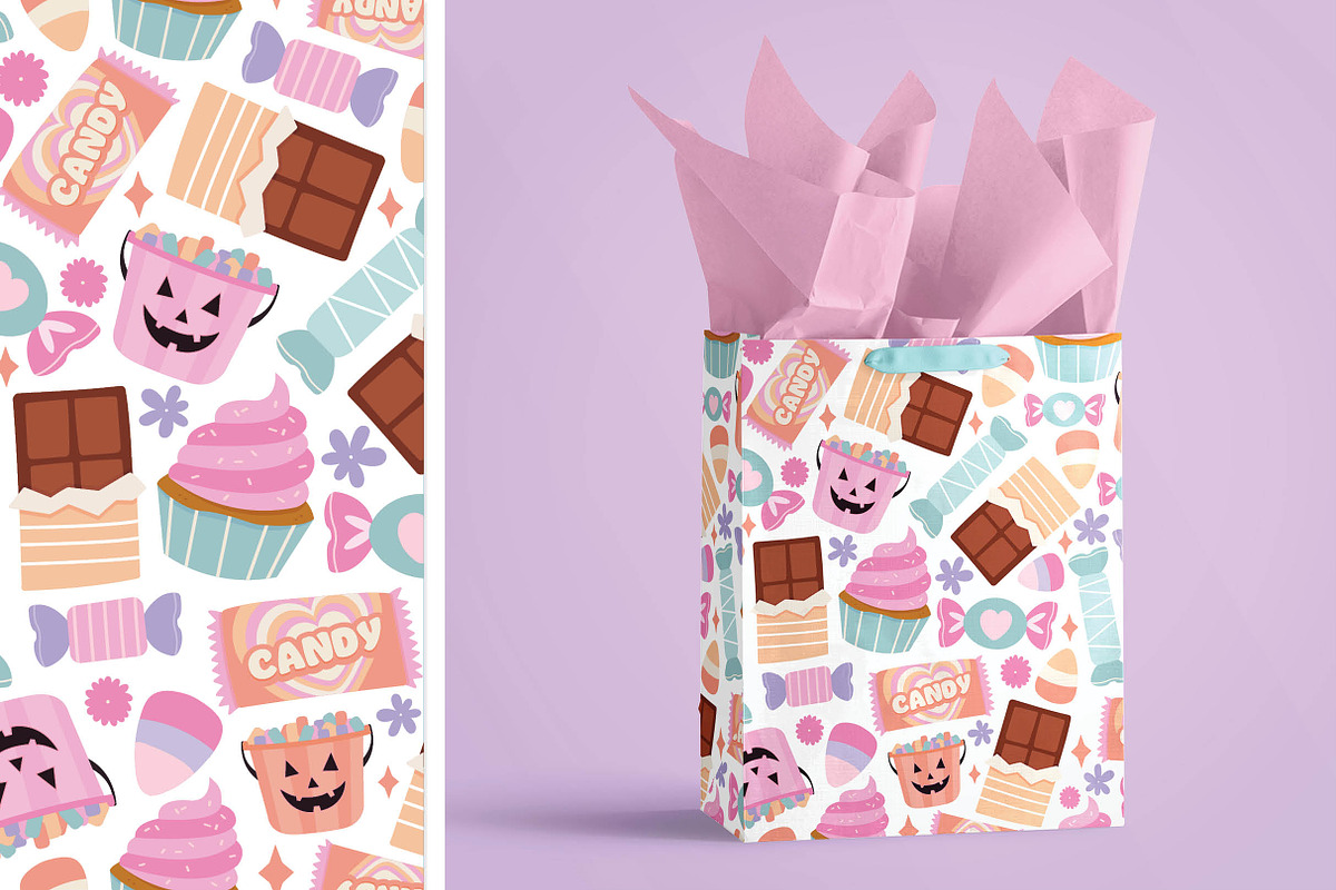Cutecore Halloween Digital Paper, a Pattern Graphic by Alanna Messina Design Co (Photo 7 of 9)