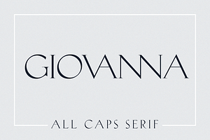 Giovanna - Luxury Serif