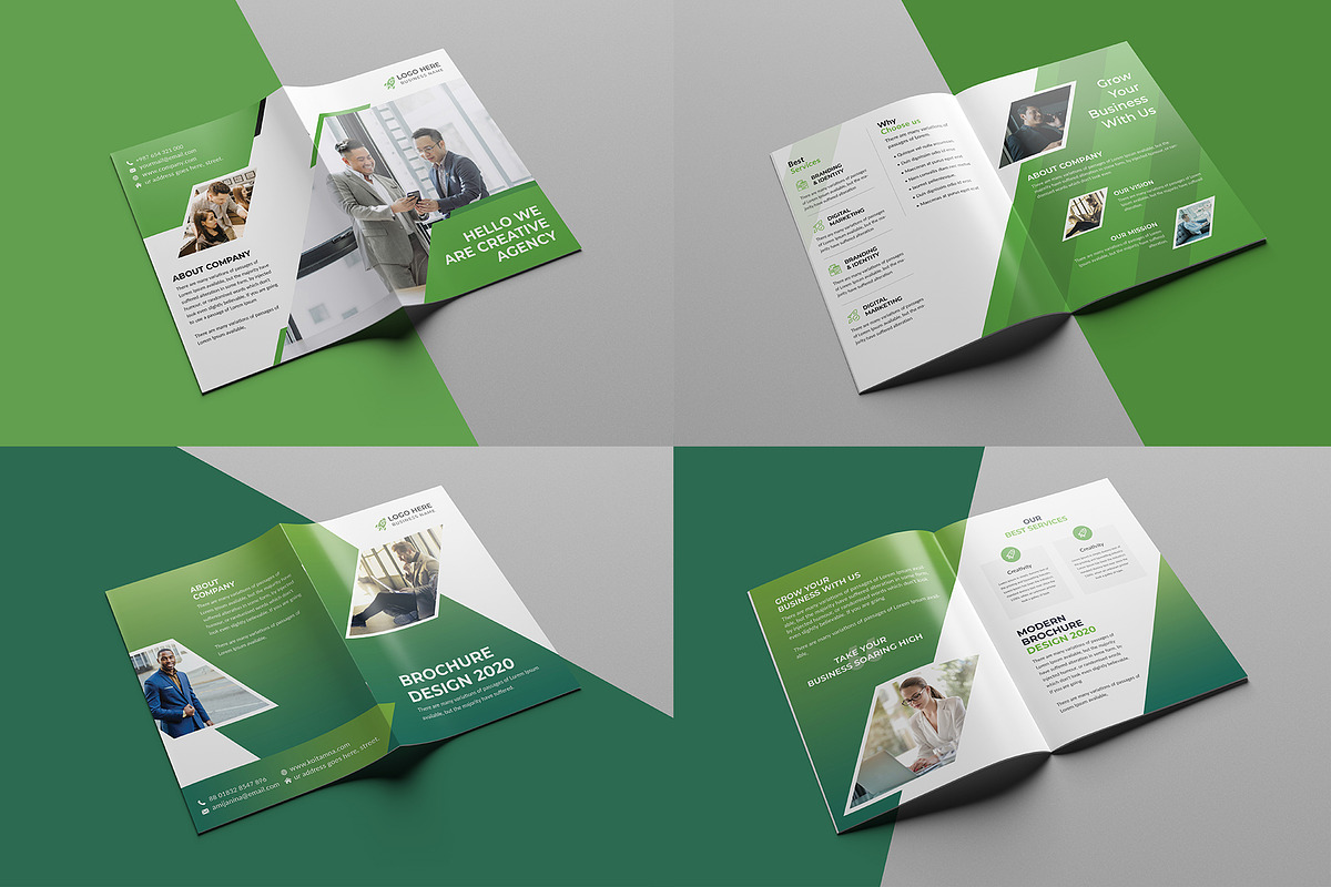 20 Bi-fold Brochure Template Bundle, a Brochure Template by Pixelpick (Photo 5 of 11)