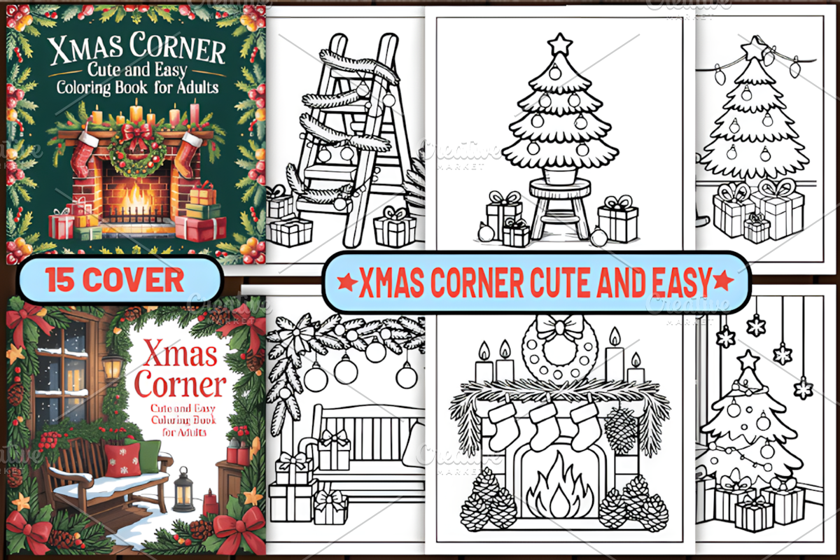 72 Xmas Corner Cute and Easy, a Seasonal Illustration by Design Station (Photo 1 of 5)