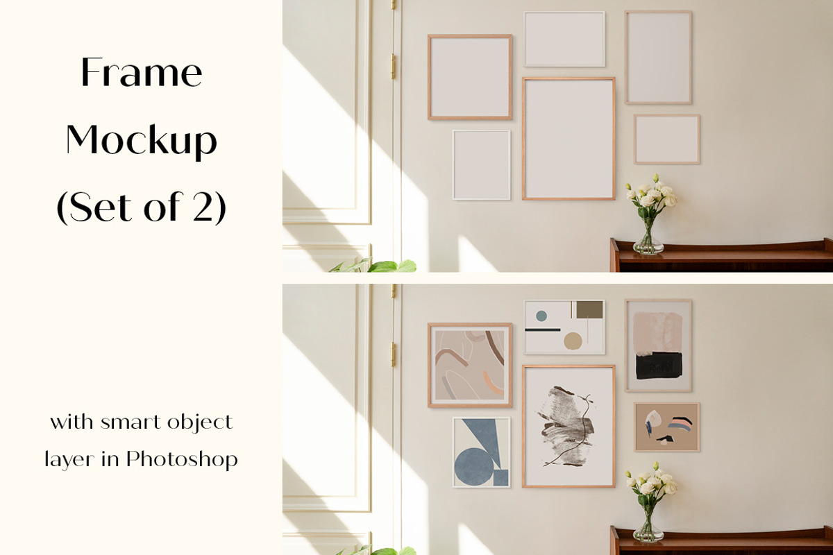 Frame Mockup Set, a Print Template by LOPEstudio (Photo 1 of 5)