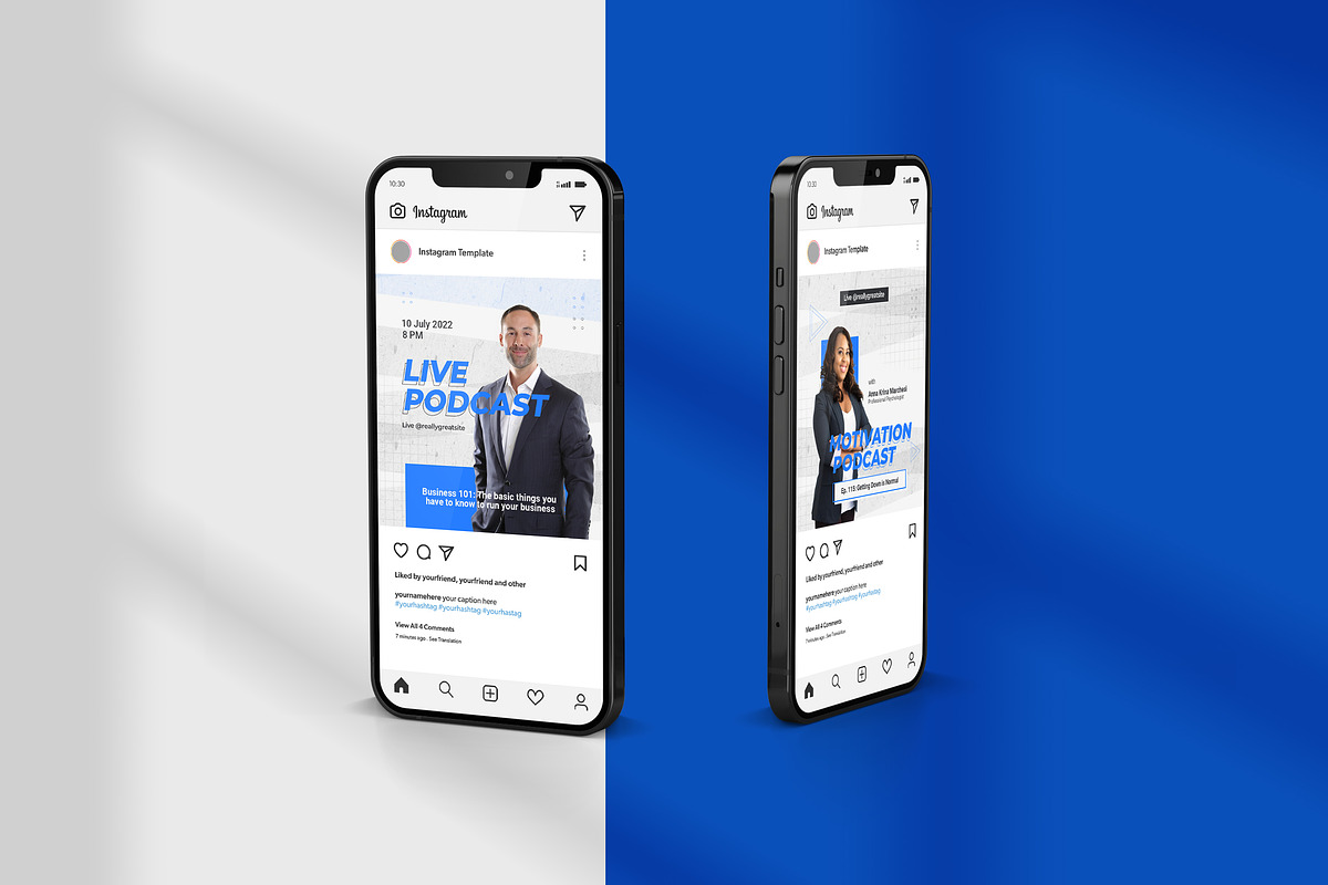 Modern Business Podcast Instagram, a Social Media Template by peterdraw (Photo 5 of 10)