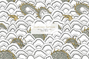 Loong. Seamless Patterns, a Pattern Graphic by Irina Dolgikh (Thumbnail 8 of 15)