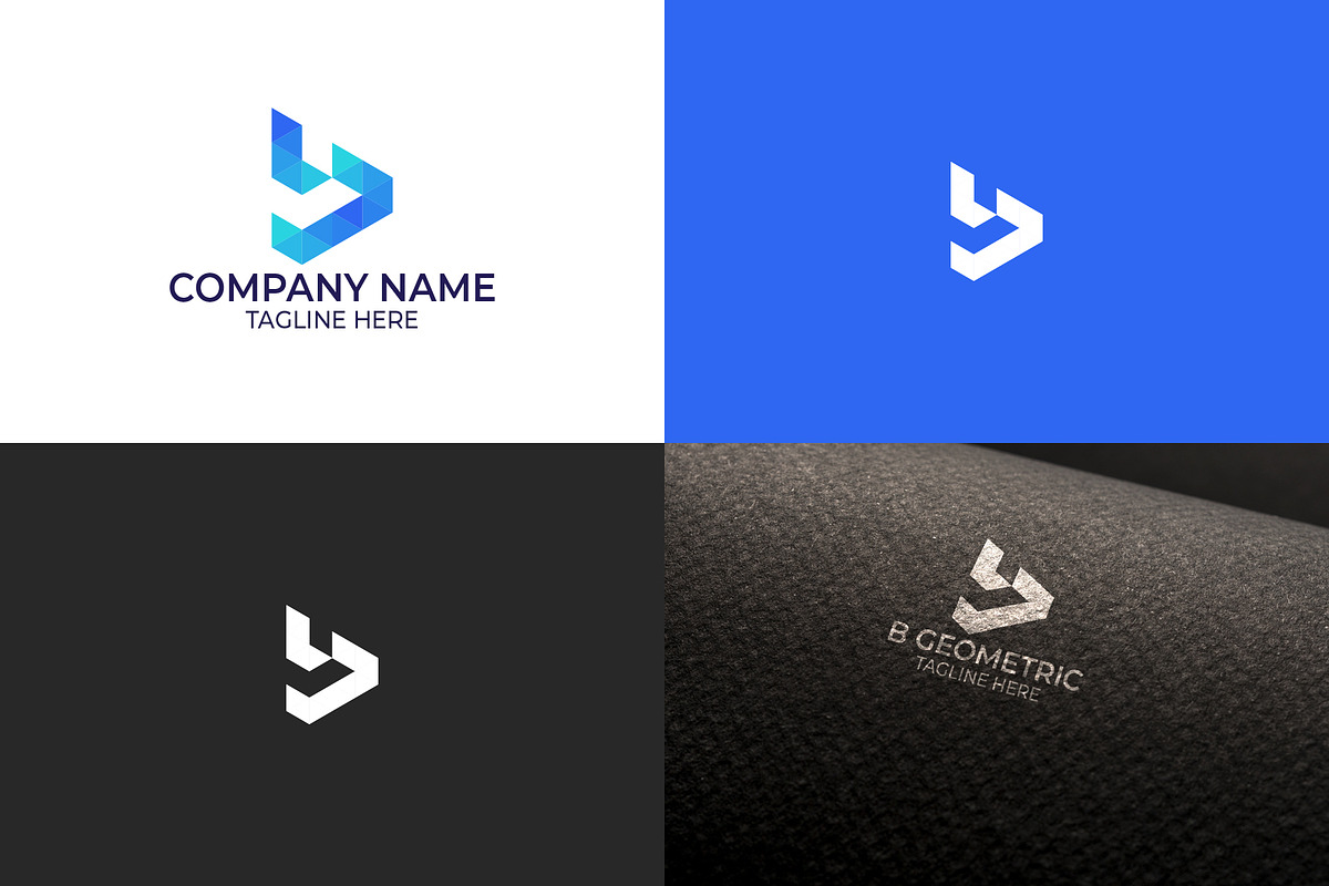 B Logo Design, a Branding & Logo Template by GranzCreative