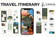 Vacation Trip Itinerary Template, a Templates & Theme by Digital By Nikoleta (Thumbnail 1 of 9)