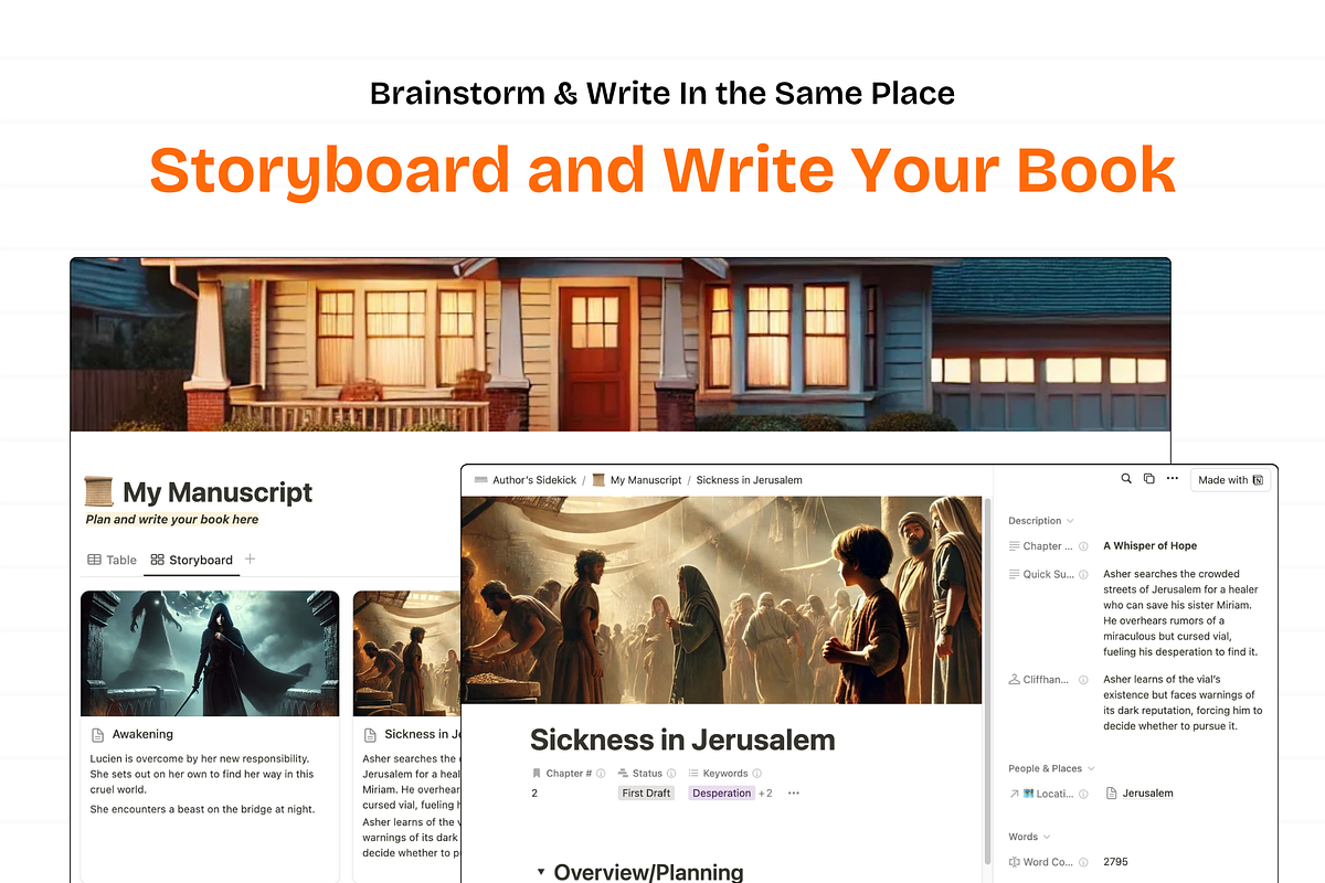 Author’s Sidekick: Notion Writing, a Templates & Theme by Is Right Here (Photo 5 of 5)