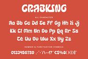 Crabking - Tropical Display Font, a Script Font by AQR Studio (Thumbnail 5 of 8)