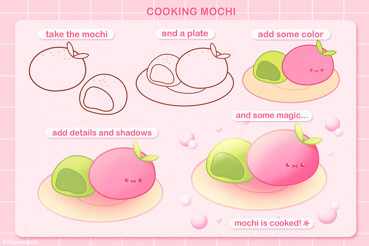 Cute Food Brushes, Procreate Bundle, a Brush Add-On by InkPrintsTattoo (Photo 3 of 8)