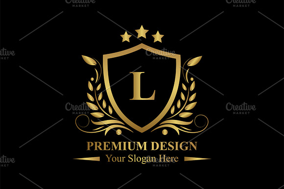 Luxury Shield Logo Design preview 2