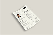 Curriculum Vita / Resume Template, a Resume Template by Graphpexel (Thumbnail 2 of 4)