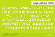 JollyGood Sans Condensed Basic Pack, a Script Font by Letradora (Thumbnail 4 of 6)
