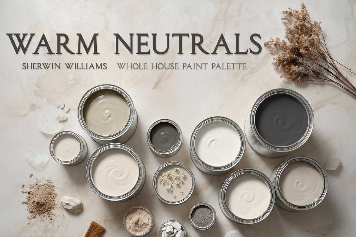 SW Warm Neutrals Home Paint Palette, a Presentation Template by CONCEPT COLORS (Photo 1 of 9)