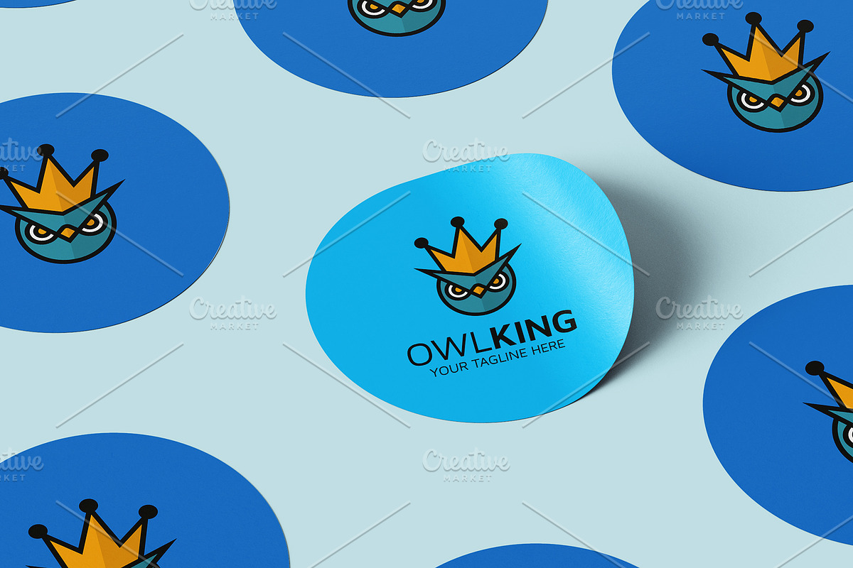 Owl King Logo, a Branding & Logo Template by Logo Lab (Photo 4 of 4)
