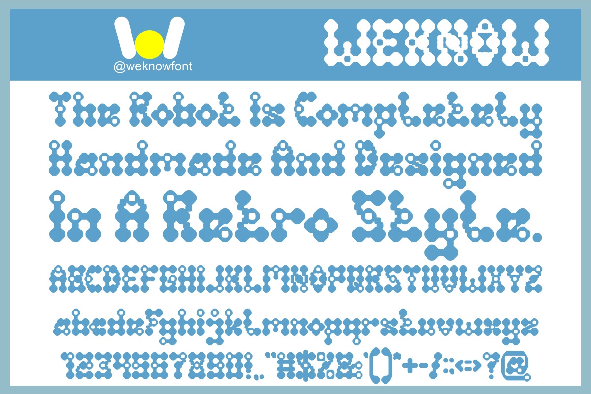 Intergalactic font, a Sans Serif Font by weknow (Photo 3 of 8)