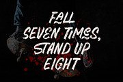 Samrose - Textured Brush Typeface, a Font by Letterhend Studio (Thumbnail 8 of 9)