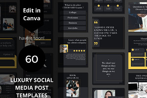 Luxury Social Media Post Templates