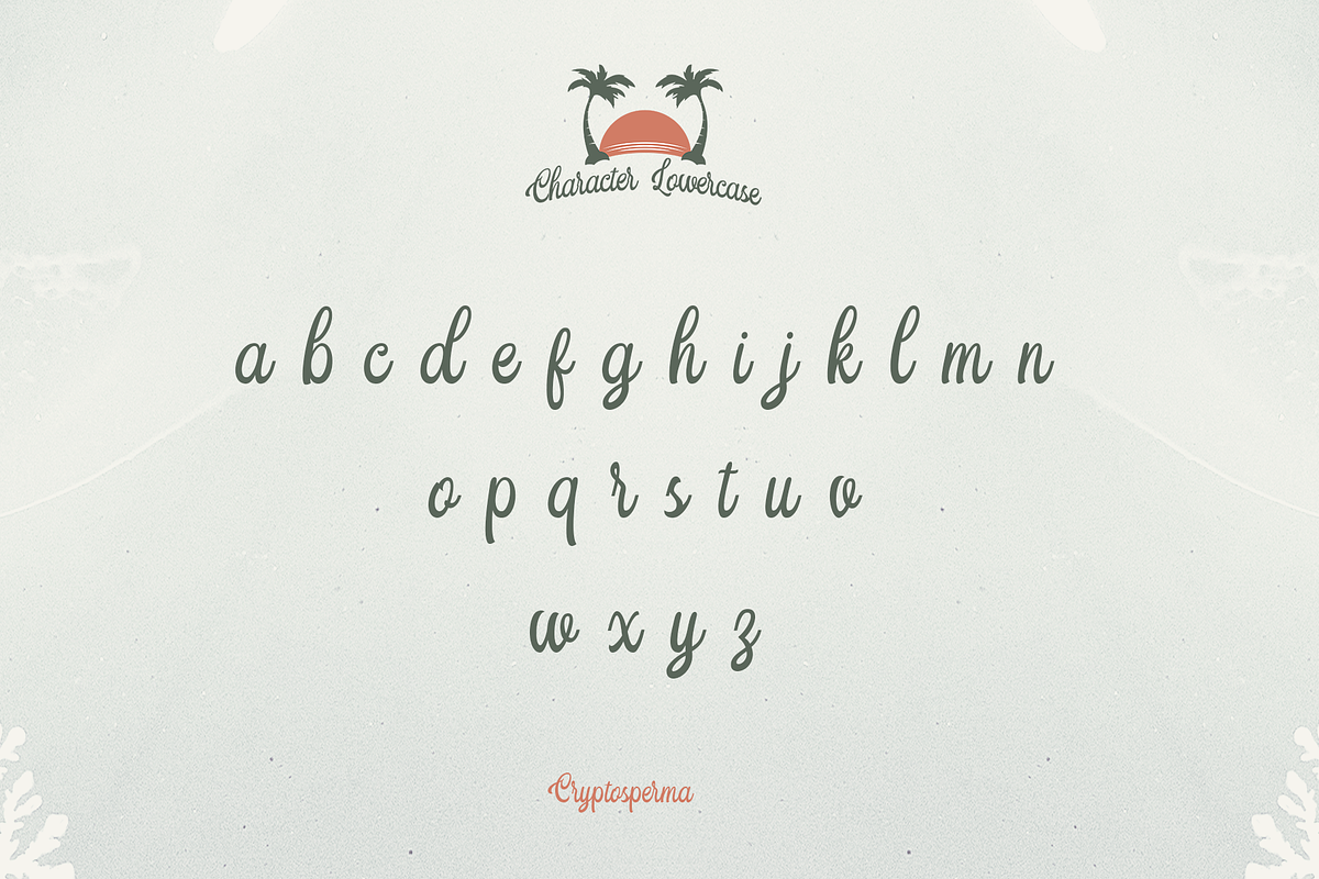 Cyrtosperma, a Script Font by ilhamtaro (Photo 8 of 10)
