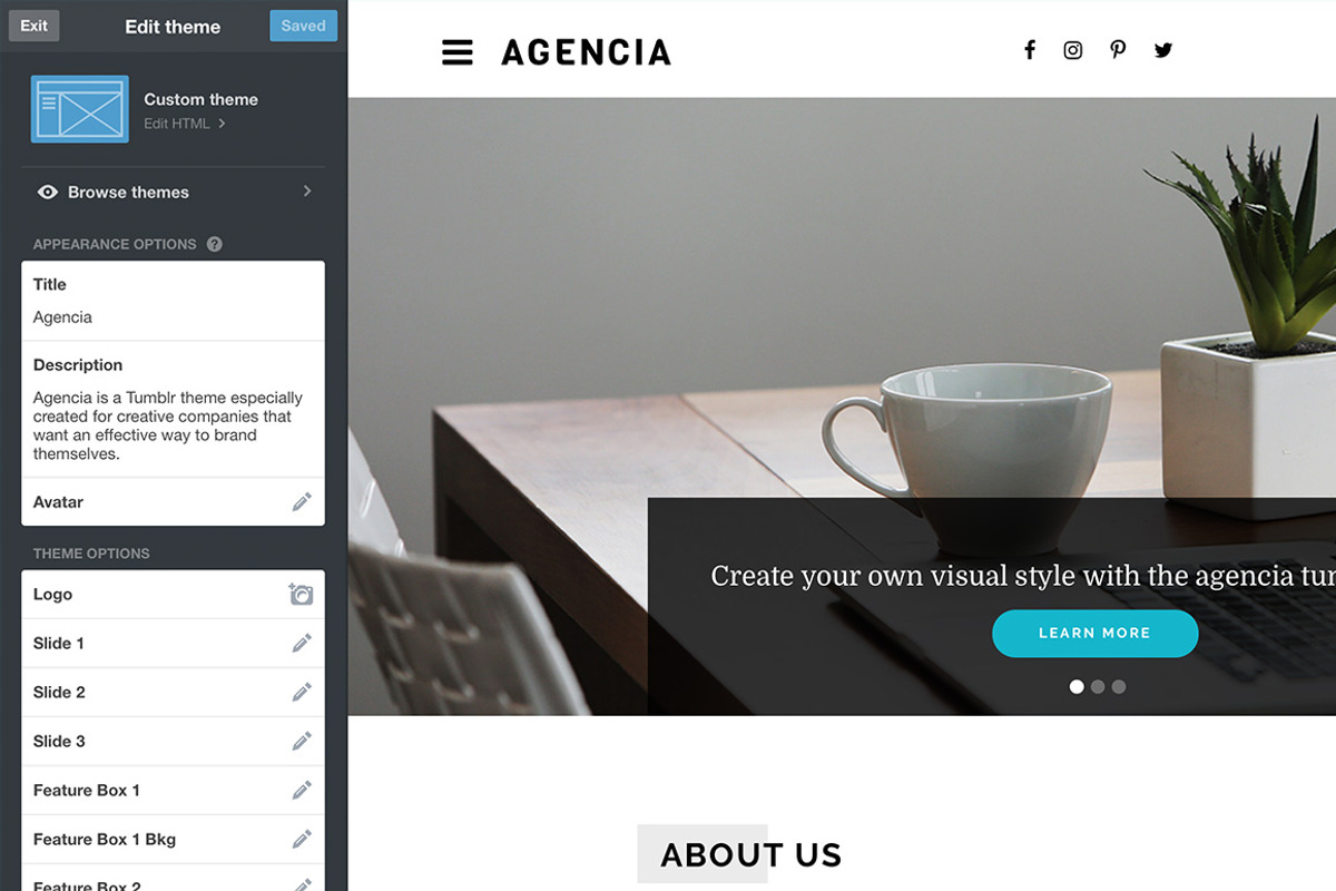 Agencia Tumblr Theme, a Websites & App Template by Themelantic (Photo 5 of 5)