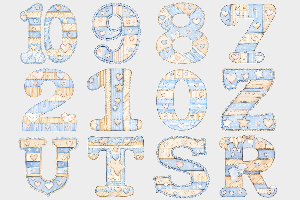 Baby Nursery Alphabet Clipart, a Seasonal Illustration by Design Market (Photo 2 of 5)