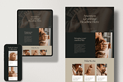 Canva Website Template, a Websites & App Template by Asha Glenn Design Studio (Thumbnail 3 of 9)