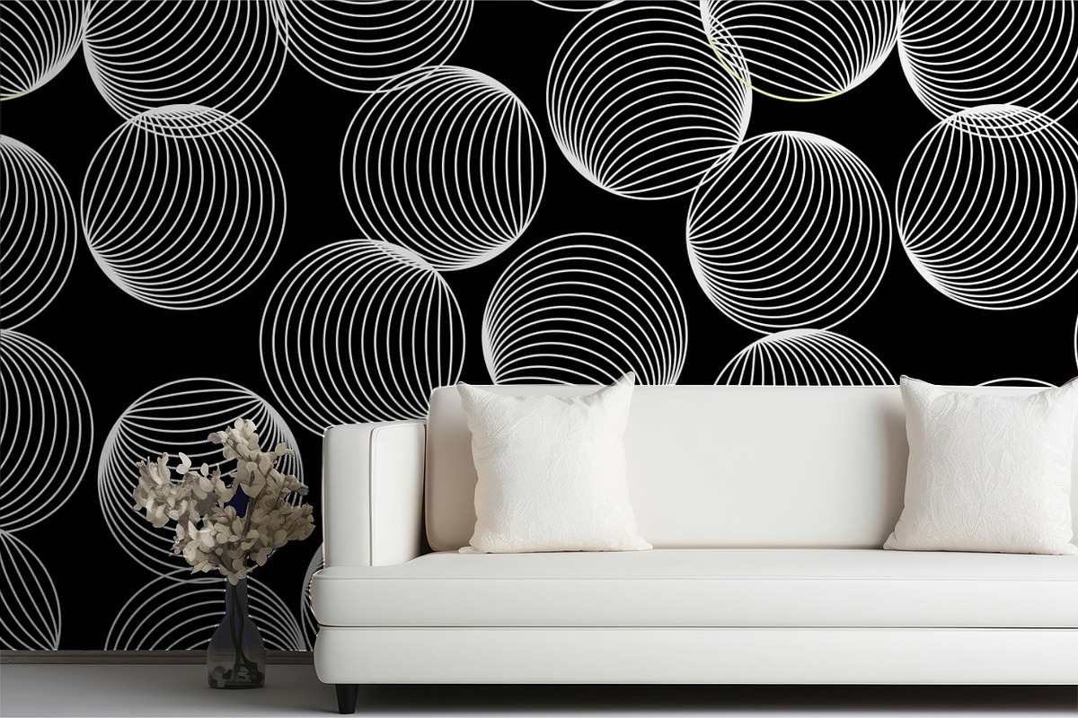 Free Linear Circles, a Pattern Graphic by MalyskaStudio (Photo 3 of 5)