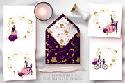 Halloween Fashion Witch Clipart, a Seasonal Illustration by KaramfilaS (Thumbnail 6 of 8)