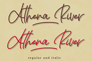 Athena River, a Script Font by AMINMARIO (Thumbnail 14 of 15)
